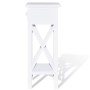 Beistelltisch mit weißer Schublade von vidaXL, Seitentische - Ref: Foro24-241147, Preis: 79,28 €, Rabatt: %