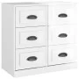 Sideboards 3 Einheiten aus glänzend weißem Sperrholz von vidaXL, Sideboards - Ref: Foro24-3185289, Preis: 261,54 €, Rabatt: %