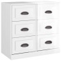 Sideboards 3 Einheiten aus glänzend weißem Sperrholz von vidaXL, Sideboards - Ref: Foro24-3185289, Preis: 265,89 €, Rabatt: %