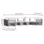 7-teiliges Gartenmöbel-Set mit Kissen aus weißem Stahl von vidaXL, Gartensets - Ref: Foro24-3186922, Preis: 467,13 €, Rabatt: %