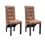 Dining chairs, 2 units, brown color. by vidaXL, dining chairs - Ref: Foro24-241157, Price: 223,02 €, Discount: %