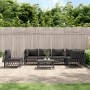 7-piece garden furniture set with anthracite steel cushions by vidaXL, Garden sets - Ref: Foro24-3186889, Price: 606,73 €, Di...