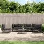 7-teiliges Gartenmöbel-Set mit anthrazitfarbenen Stahlkissen von vidaXL, Gartensets - Ref: Foro24-3186889, Preis: 589,23 €, R...