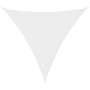 Toldo de vela triangular tela Oxford blanco 6x6x6 m