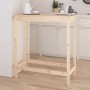 Hoher Stehtisch aus massivem Kiefernholz 100x50x110 cm von vidaXL, Küchen- und Esstische - Ref: Foro24-833265, Preis: 71,09 €...