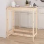 Hoher Stehtisch aus massivem Kiefernholz 100x50x110 cm von vidaXL, Küchen- und Esstische - Ref: Foro24-833265, Preis: 70,13 €...