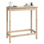 Hoher Stehtisch aus massivem Kiefernholz 100x50x110 cm von vidaXL, Küchen- und Esstische - Ref: Foro24-833265, Preis: 71,09 €...