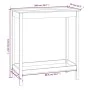 Hoher Stehtisch aus massivem Kiefernholz 100x50x110 cm von vidaXL, Küchen- und Esstische - Ref: Foro24-833265, Preis: 70,13 €...