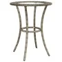 L-förmige Sofagarnitur, 2-teilig, mit grauen synthetischen Rattankissen von vidaXL, Gartensets - Ref: Foro24-319658, Preis: 3...