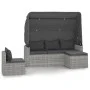 4-piece garden sofa set and gray synthetic rattan cushions by vidaXL, Garden sets - Ref: Foro24-3186649, Price: 397,39 €, Dis...