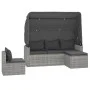 4-piece garden sofa set and gray synthetic rattan cushions by vidaXL, Garden sets - Ref: Foro24-3186649, Price: 397,39 €, Dis...