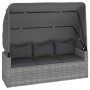 4-piece garden sofa set and gray synthetic rattan cushions by vidaXL, Garden sets - Ref: Foro24-3186649, Price: 418,96 €, Dis...