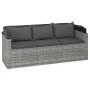 4-piece garden sofa set and gray synthetic rattan cushions by vidaXL, Garden sets - Ref: Foro24-3186649, Price: 397,39 €, Dis...