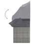 Set de sofás de jardín 4 pzas y cojines ratán sintético gris