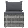 4-piece garden sofa set and gray synthetic rattan cushions by vidaXL, Garden sets - Ref: Foro24-3186649, Price: 418,96 €, Dis...
