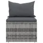 4-piece garden sofa set and gray synthetic rattan cushions by vidaXL, Garden sets - Ref: Foro24-3186649, Price: 397,39 €, Dis...