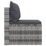 4-piece garden sofa set and gray synthetic rattan cushions by vidaXL, Garden sets - Ref: Foro24-3186649, Price: 418,96 €, Dis...