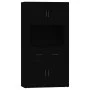 Aparador alto madera contrachapada negro de vidaXL, Aparadores - Ref: Foro24-3185368, Precio: 153,38 €, Descuento: %