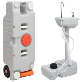 Portable Camping Basin and Water Tank Set by vidaXL, Camping and hiking - Ref: Foro24-3186661, Price: 304,52 €, Discount: %
