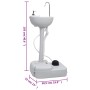 Portable Camping Basin and Water Tank Set by vidaXL, Camping and hiking - Ref: Foro24-3186661, Price: 331,14 €, Discount: %