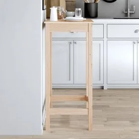 Hoher Stehtisch aus massivem Kiefernholz 50x50x110 cm von vidaXL, Küchen- und Esstische - Ref: Foro24-833263, Preis: 54,60 €,...