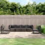 Juego muebles de jardín 6 pzas y cojines acero gris antracita de vidaXL, Conjuntos de jardín - Ref: Foro24-3186843, Precio: 5...
