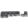 Gartenmöbel-Set 6-teilig und anthrazitgraue Stahlkissen von vidaXL, Gartensets - Ref: Foro24-3186843, Preis: 550,73 €, Rabatt: %
