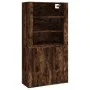 Hohes Sideboard aus geräuchertem Eichensperrholz von vidaXL, Sideboards - Ref: Foro24-3185364, Preis: 144,27 €, Rabatt: %