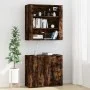 Hohes Sideboard aus geräuchertem Eichensperrholz von vidaXL, Sideboards - Ref: Foro24-3185364, Preis: 144,27 €, Rabatt: %