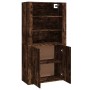 Hohes Sideboard aus geräuchertem Eichensperrholz von vidaXL, Sideboards - Ref: Foro24-3185364, Preis: 147,02 €, Rabatt: %