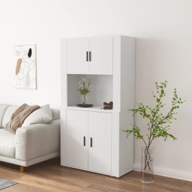 Tall white plywood sideboard by vidaXL, Sideboards - Ref: Foro24-3185351, Price: 158,59 €, Discount: %