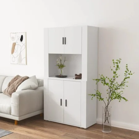 Hohes weißes Sideboard aus Sperrholz von vidaXL, Sideboards - Ref: Foro24-3185351, Preis: 161,67 €, Rabatt: %