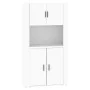Hohes weißes Sideboard aus Sperrholz von vidaXL, Sideboards - Ref: Foro24-3185351, Preis: 161,67 €, Rabatt: %