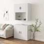 Hohes weißes Sideboard aus Sperrholz von vidaXL, Sideboards - Ref: Foro24-3185351, Preis: 161,67 €, Rabatt: %