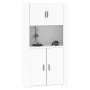 Aparador alto madera contrachapada blanco de vidaXL, Aparadores - Ref: Foro24-3185351, Precio: 161,67 €, Descuento: %