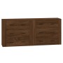 Sideboards 2 Stück Eichenbraunes Sperrholz von vidaXL, Sideboards - Ref: Foro24-3185414, Preis: 174,87 €, Rabatt: %