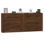 Sideboards 2 Stück Eichenbraunes Sperrholz von vidaXL, Sideboards - Ref: Foro24-3185414, Preis: 174,87 €, Rabatt: %