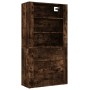 Aparador alto madera contrachapada roble ahumado de vidaXL, Aparadores - Ref: Foro24-3185396, Precio: 167,15 €, Descuento: %