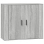 Sideboards 3 Stück Sonoma graues Sperrholz von vidaXL, Sideboards - Ref: Foro24-3185421, Preis: 268,28 €, Rabatt: %
