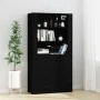 Tall black plywood sideboard by vidaXL, Sideboards - Ref: Foro24-3185392, Price: 153,51 €, Discount: %