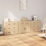 3-teilige Sideboards Sperrholz Sonoma Eiche Farbe von vidaXL, Sideboards - Ref: Foro24-3185426, Preis: 275,37 €, Rabatt: %