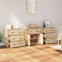Aparadores 3 piezas madera contrachapada color roble sonoma de vidaXL, Aparadores - Ref: Foro24-3185426, Precio: 289,67 €, De...