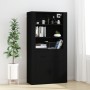 Aparador alto madera contrachapada negro de vidaXL, Aparadores - Ref: Foro24-3185376, Precio: 130,17 €, Descuento: %