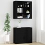 Aparador alto madera contrachapada negro de vidaXL, Aparadores - Ref: Foro24-3185376, Precio: 130,17 €, Descuento: %