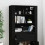 Tall black plywood sideboard by vidaXL, Sideboards - Ref: Foro24-3185376, Price: 132,18 €, Discount: %
