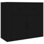 Hohes Sideboard Sperrholz schwarz von vidaXL, Sideboards - Ref: Foro24-3185376, Preis: 132,18 €, Rabatt: %