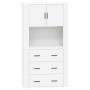 Aparador alto madera contrachapada blanco de vidaXL, Aparadores - Ref: Foro24-3185383, Precio: 172,15 €, Descuento: %