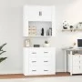 Hohes Sideboard aus weißem Sperrholz von vidaXL, Sideboards - Ref: Foro24-3185383, Preis: 169,44 €, Rabatt: %