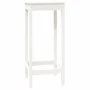 Hoher Stehtisch aus massivem weißem Kiefernholz 50x50x110 cm von vidaXL, Küchen- und Esstische - Ref: Foro24-833264, Preis: 6...