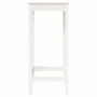 Hoher Stehtisch aus massivem weißem Kiefernholz 50x50x110 cm von vidaXL, Küchen- und Esstische - Ref: Foro24-833264, Preis: 6...